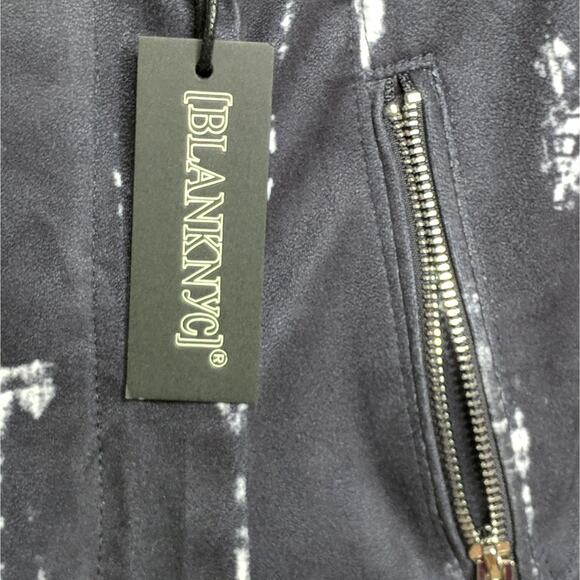 BLANKNYC Tie Dye Faux Suede Jacket - Size S - NWT - Picture 12 of 14